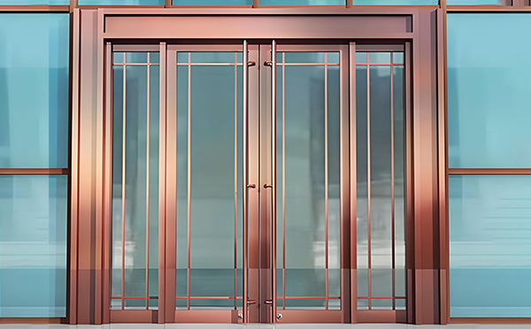 泽普玻璃地弹门