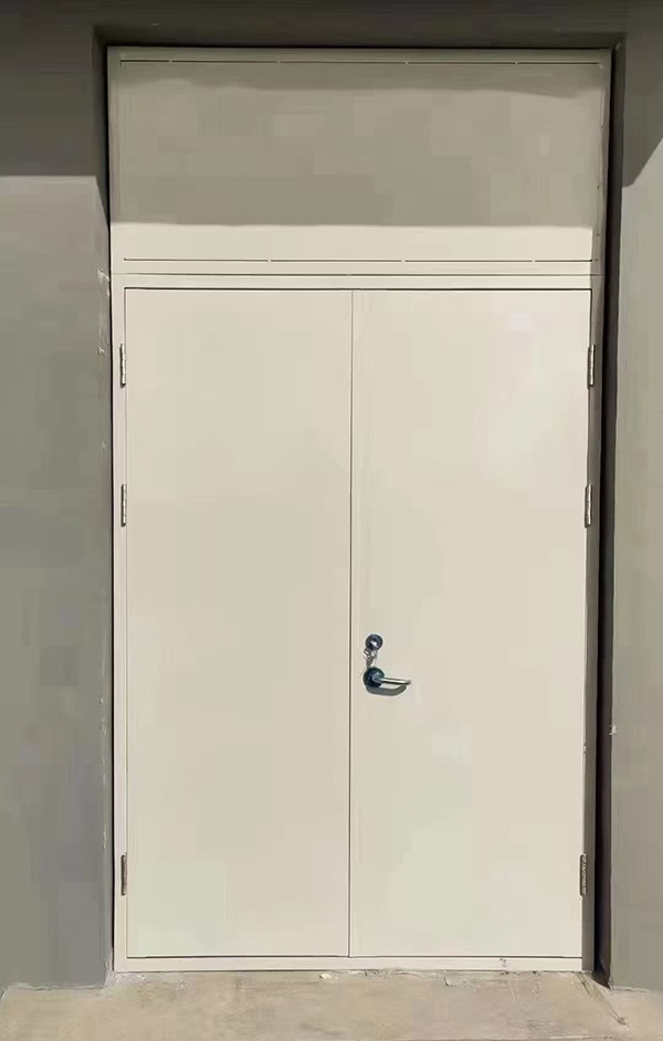 展览馆项目完成大跨度泽普防火门安装